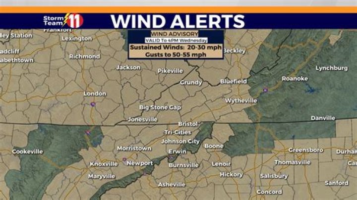 Are there any wind advisories